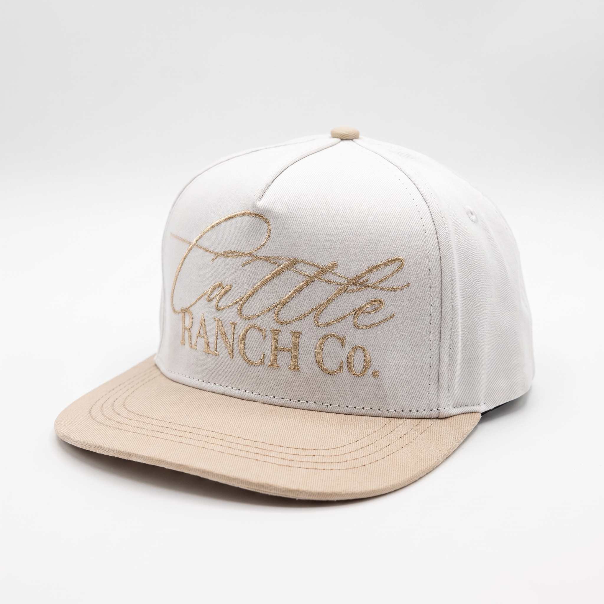Cattle Ranch - Flat Bill - White/Cream