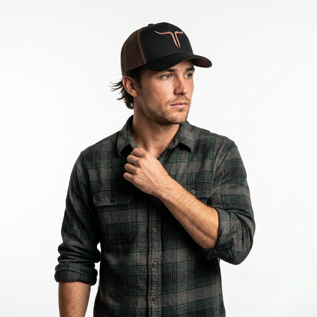 Cattle Ranch - 5 Panel - Black/Brown