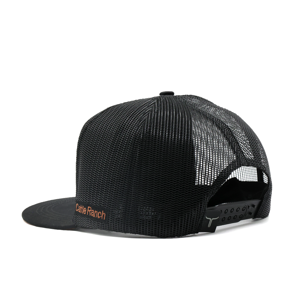 Cattle Ranch - Flat Bill - Black/Copper