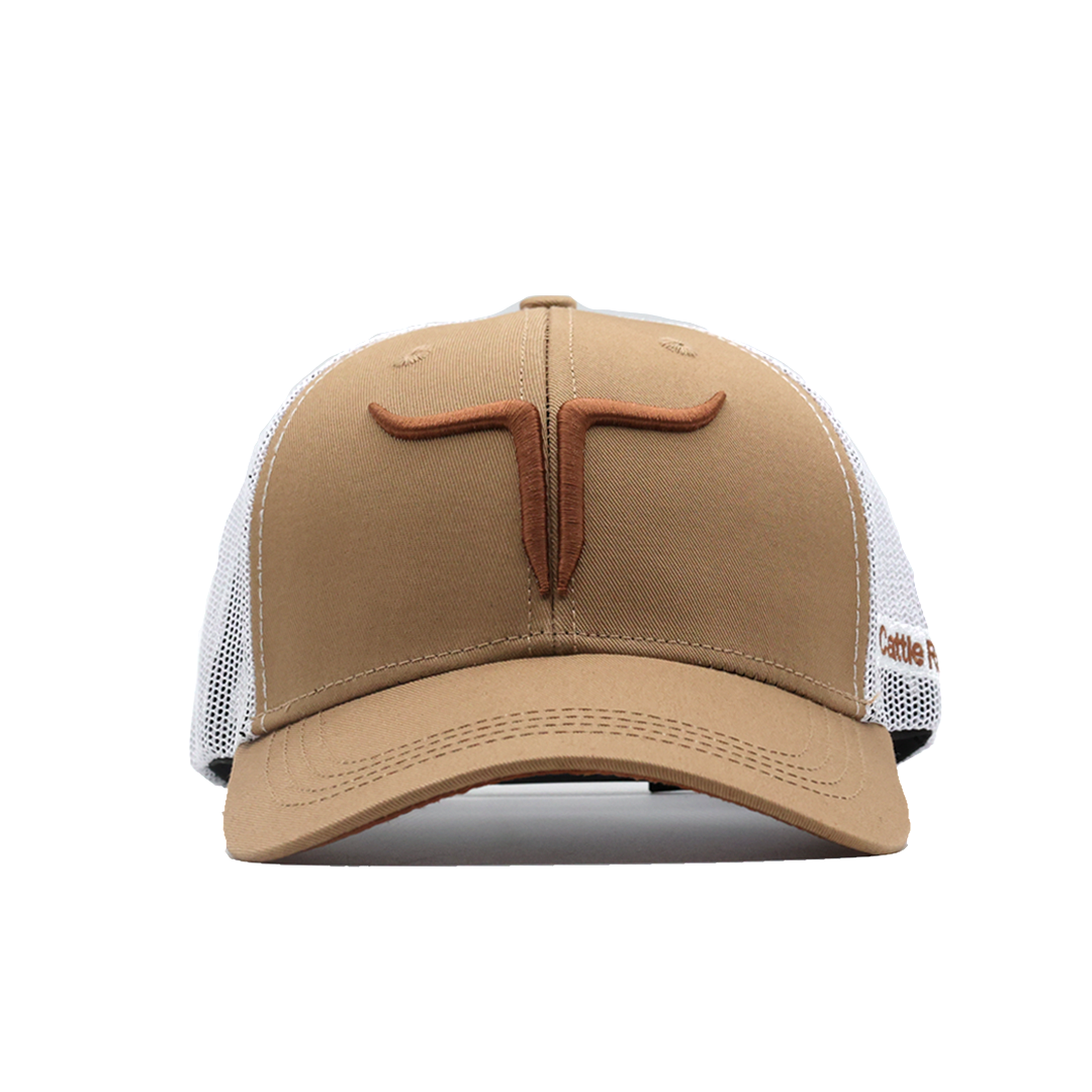 Cattle Ranch - Khaki/White