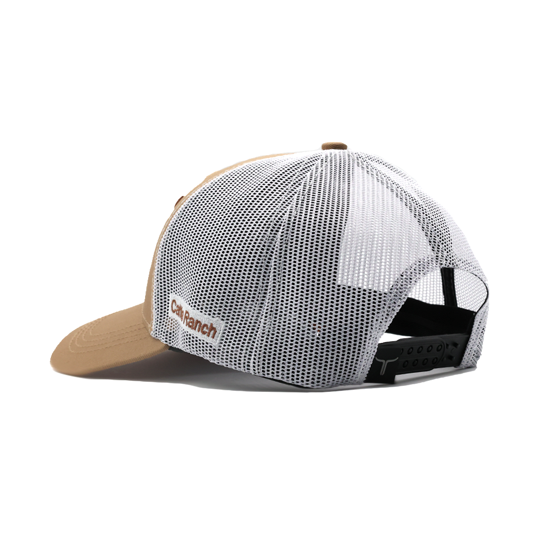 Cattle Ranch - Khaki/White