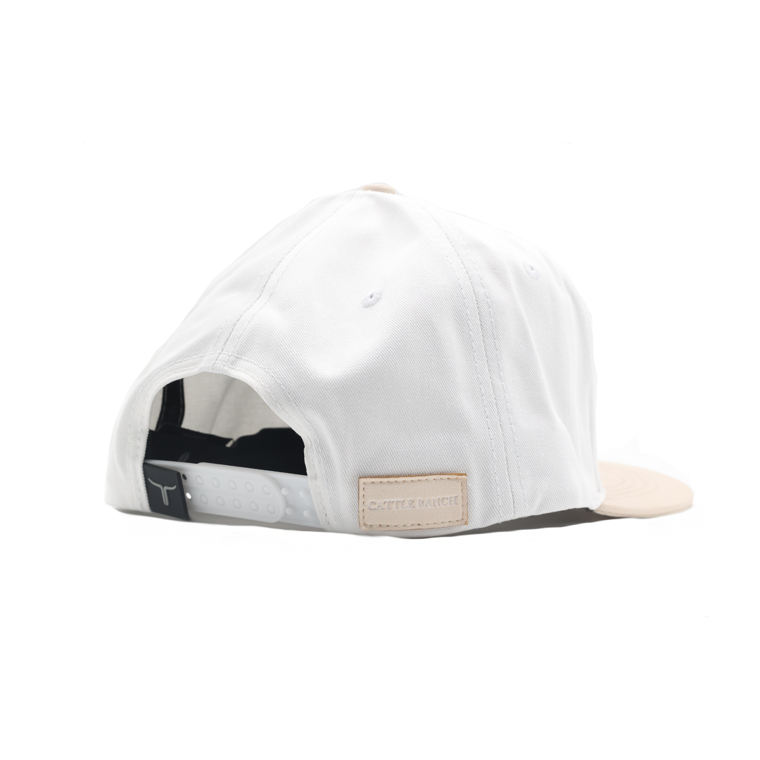 Cattle Ranch - Flat Bill - White/Cream