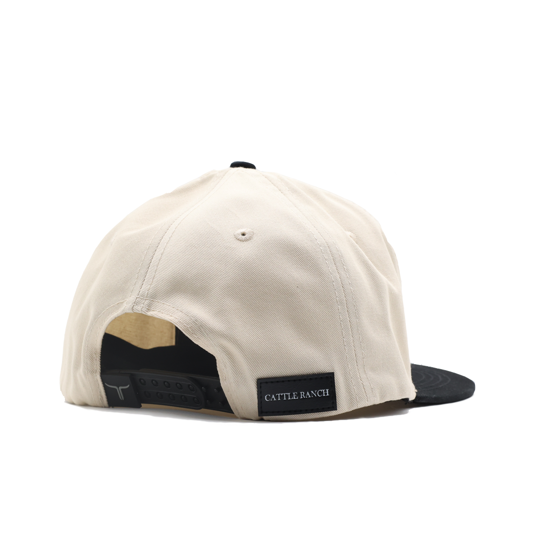 Cattle Ranch - Flat Bill- White/Black