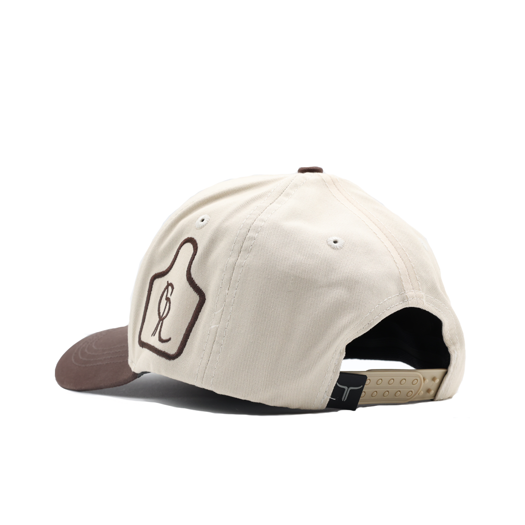 Cattle Ranch - 5 Panel - Off-White/Brown