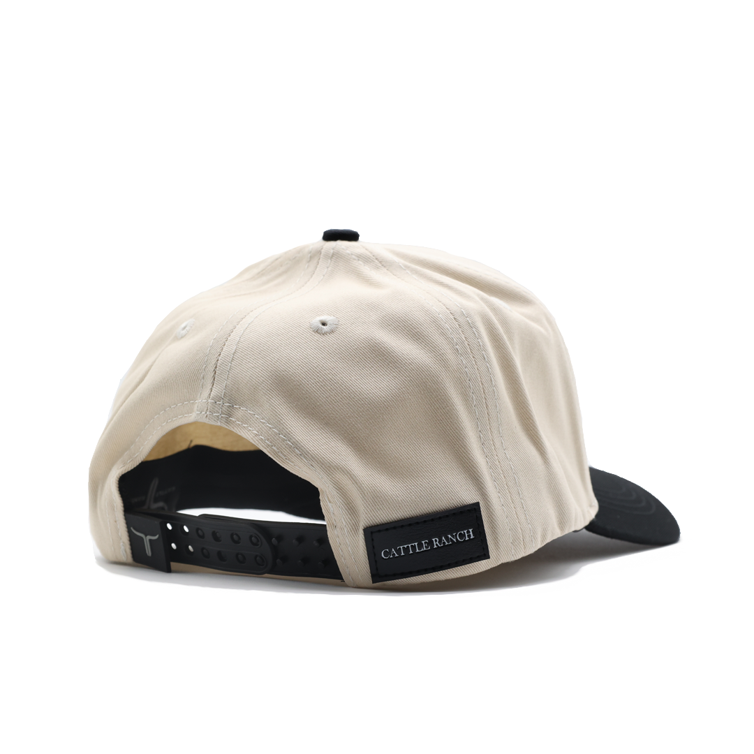 Cattle Ranch - White/Black - 5 Panel