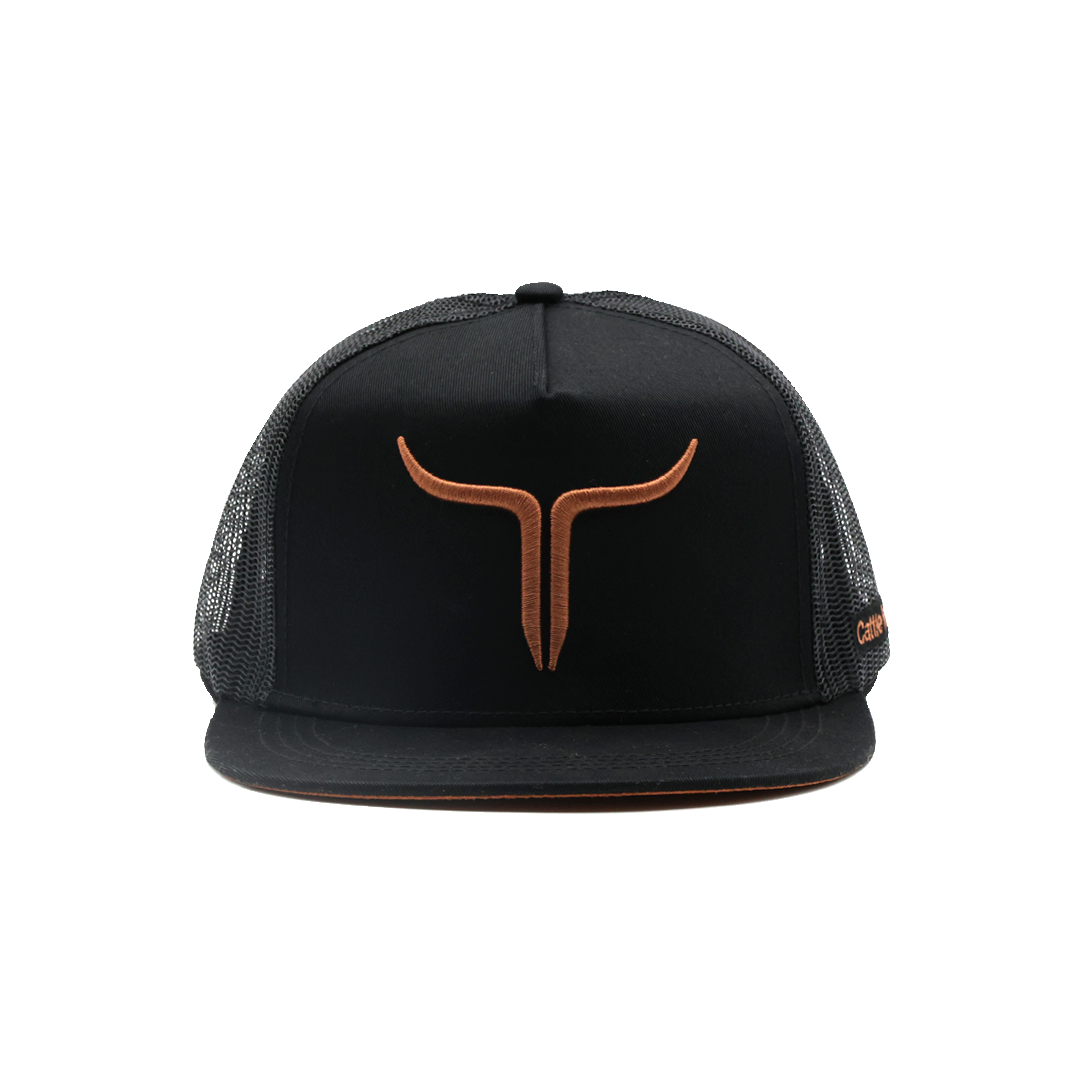Cattle Ranch - Flat Bill - Black/Copper