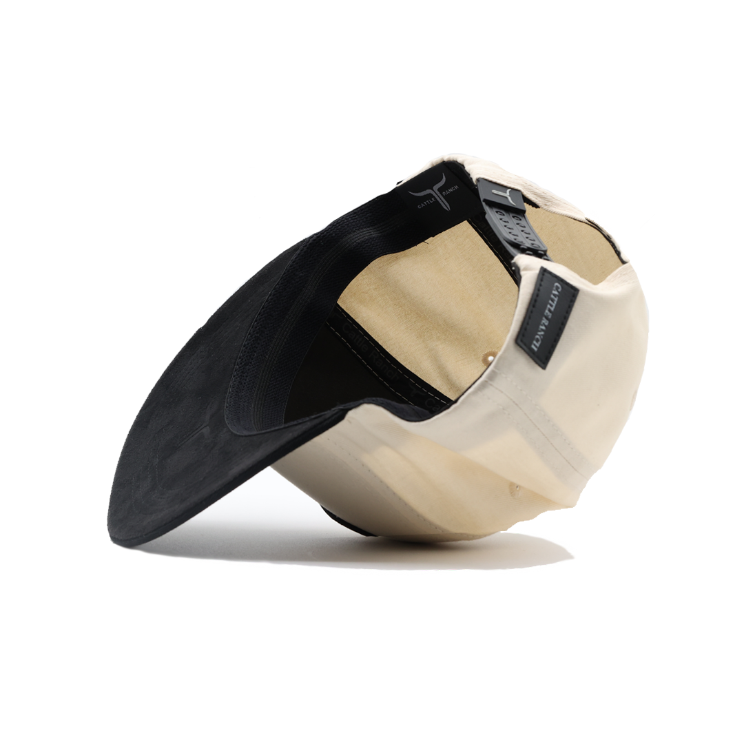 Cattle Ranch - Flat Bill- White/Black