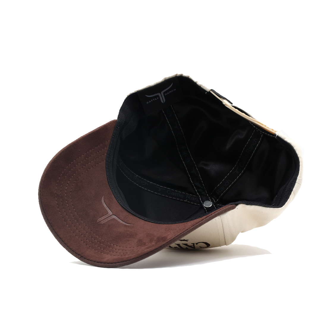 Cattle Ranch - 5 Panel - Off-White/Brown