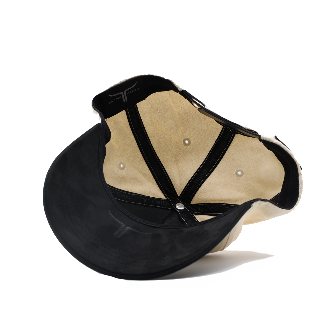 Cattle Ranch - White/Black - 5 Panel