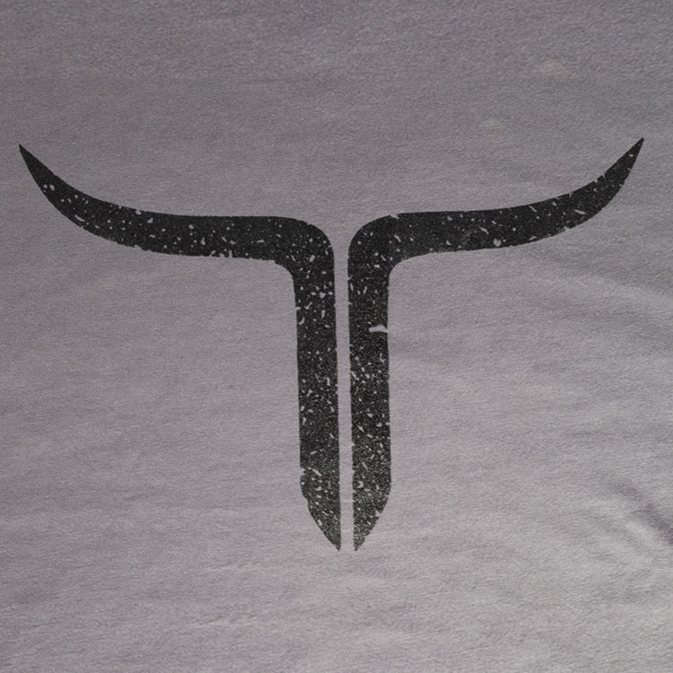 Cattle Ranch - Gray Distressed Logo