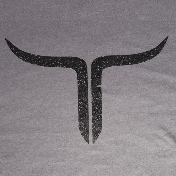 Cattle Ranch - Gray Distressed Logo