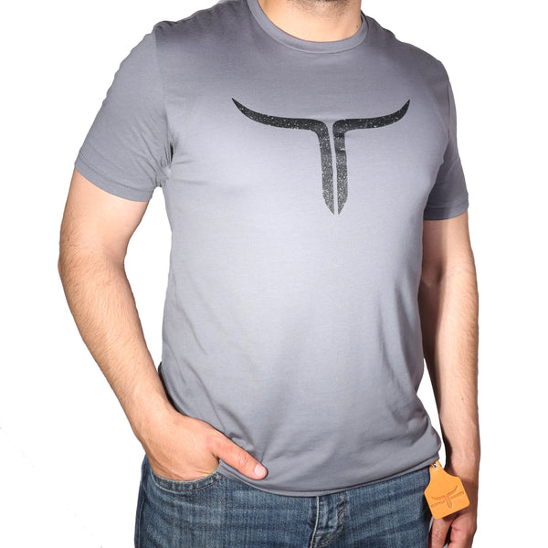Cattle Ranch - Gray Distressed Logo