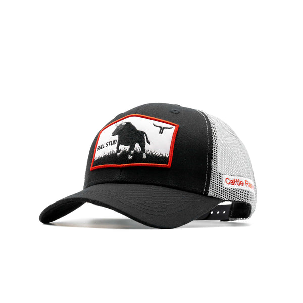 Cattle Ranch Bull Stud - Black/White